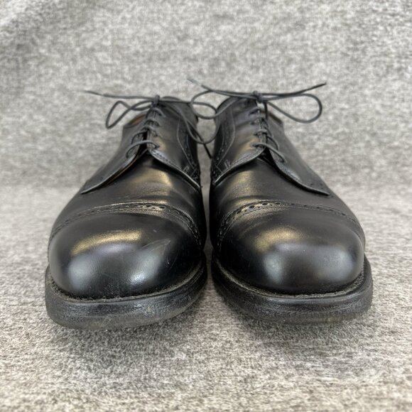 ✅Allen Edmonds Model 3408 Benton Black Leather Cap Toe Oxford Shoes Men\'s 11N main image 6